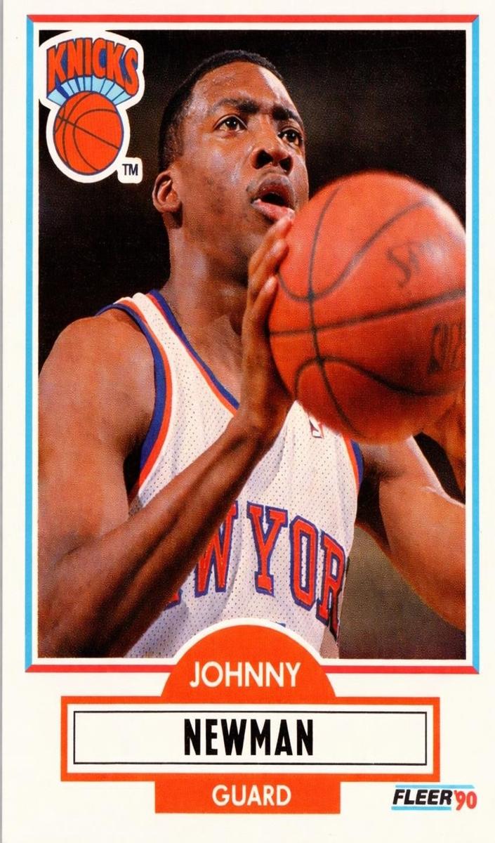 1990 Fleer Basketball Johnny Newman #127 PSA 9