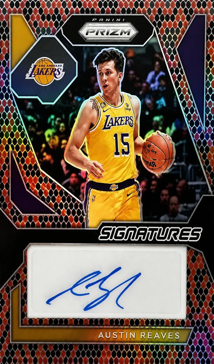2023 Panini Prizm Basketball Snakeskin Austin Reaves #SIG-AUS PSA 8.5