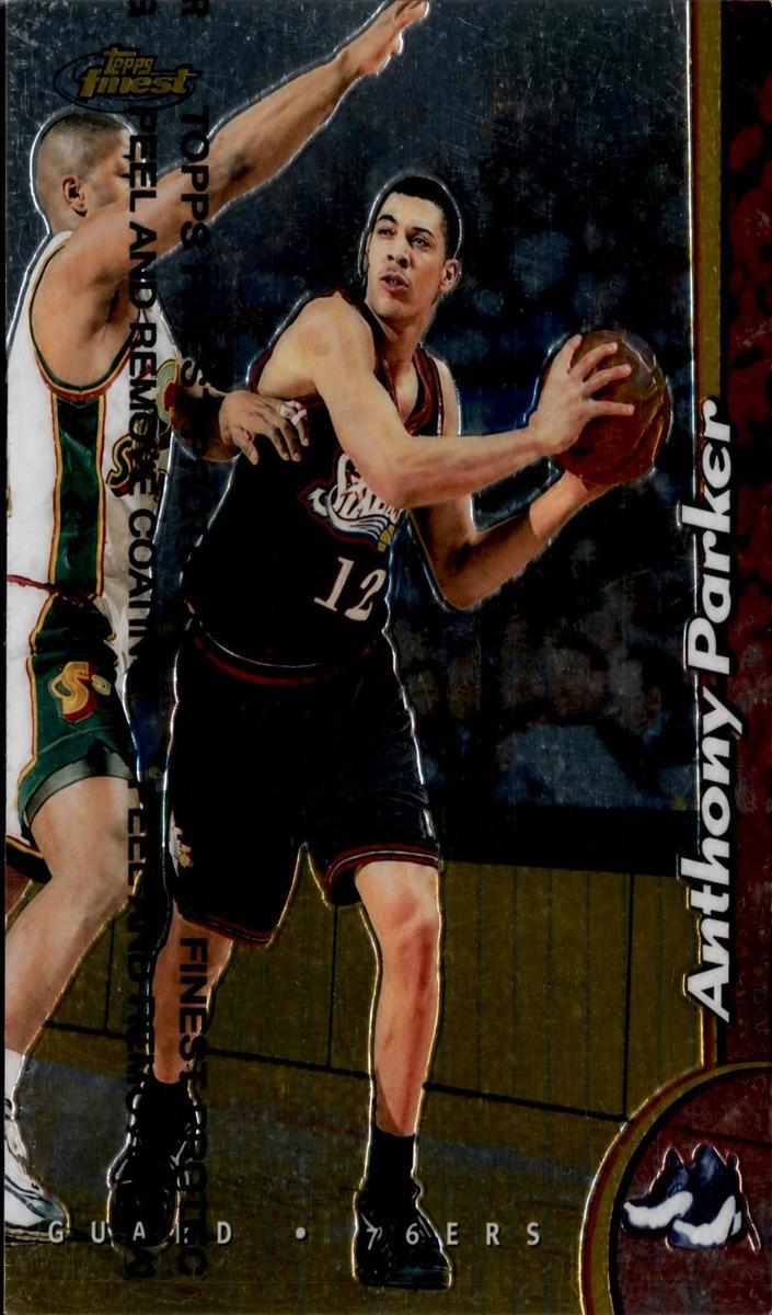 1998 Topps Finest Basketball Anthony Parker #184 PSA 10