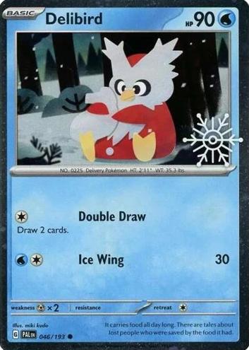 2025 Pokemon Holiday Calendar Delibird #46 PSA 9