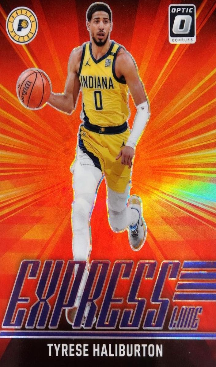 2024 Donruss Optic Basketball Purple Tyrese Haliburton #25 PSA 10