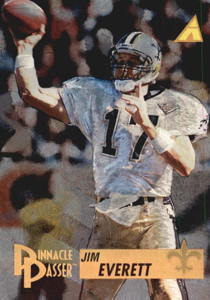 1995 Pinnacle Football Trophy Collection Jim Everett #208