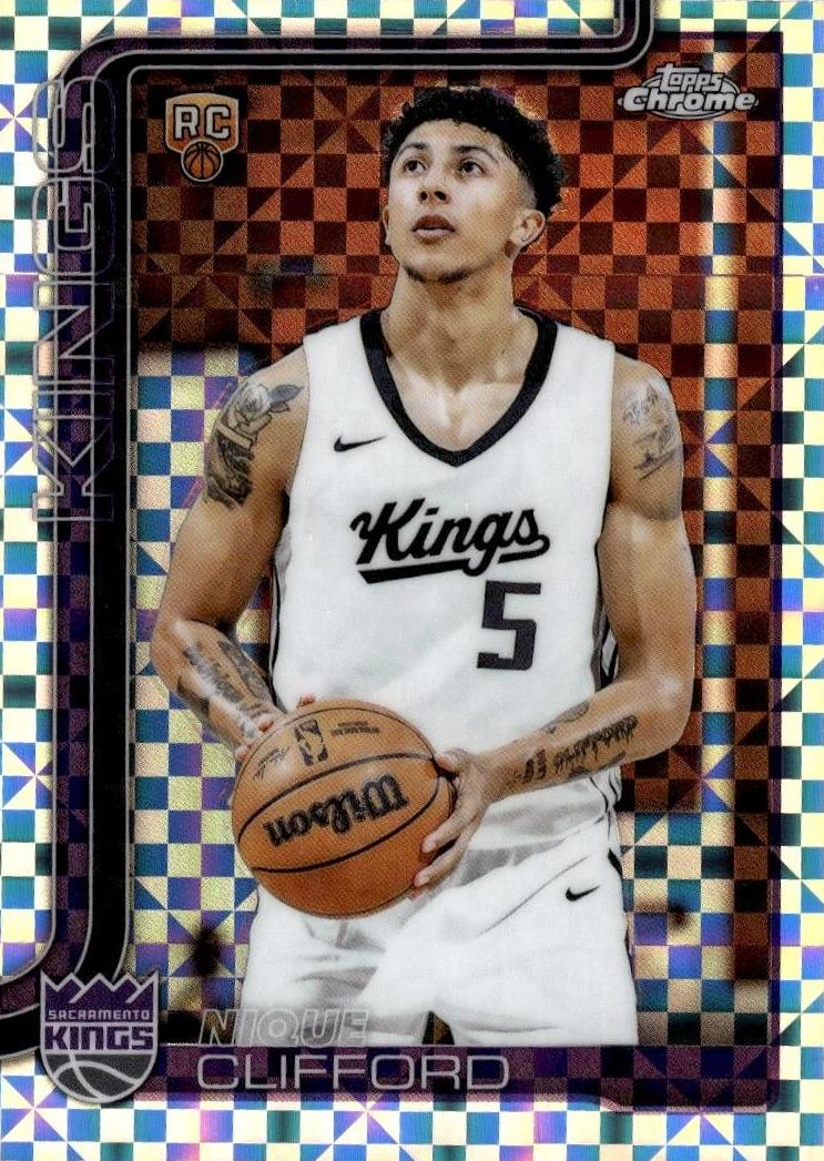 2025 Topps Chrome Basketball X-Fractor Nique Clifford #274 PSA 9