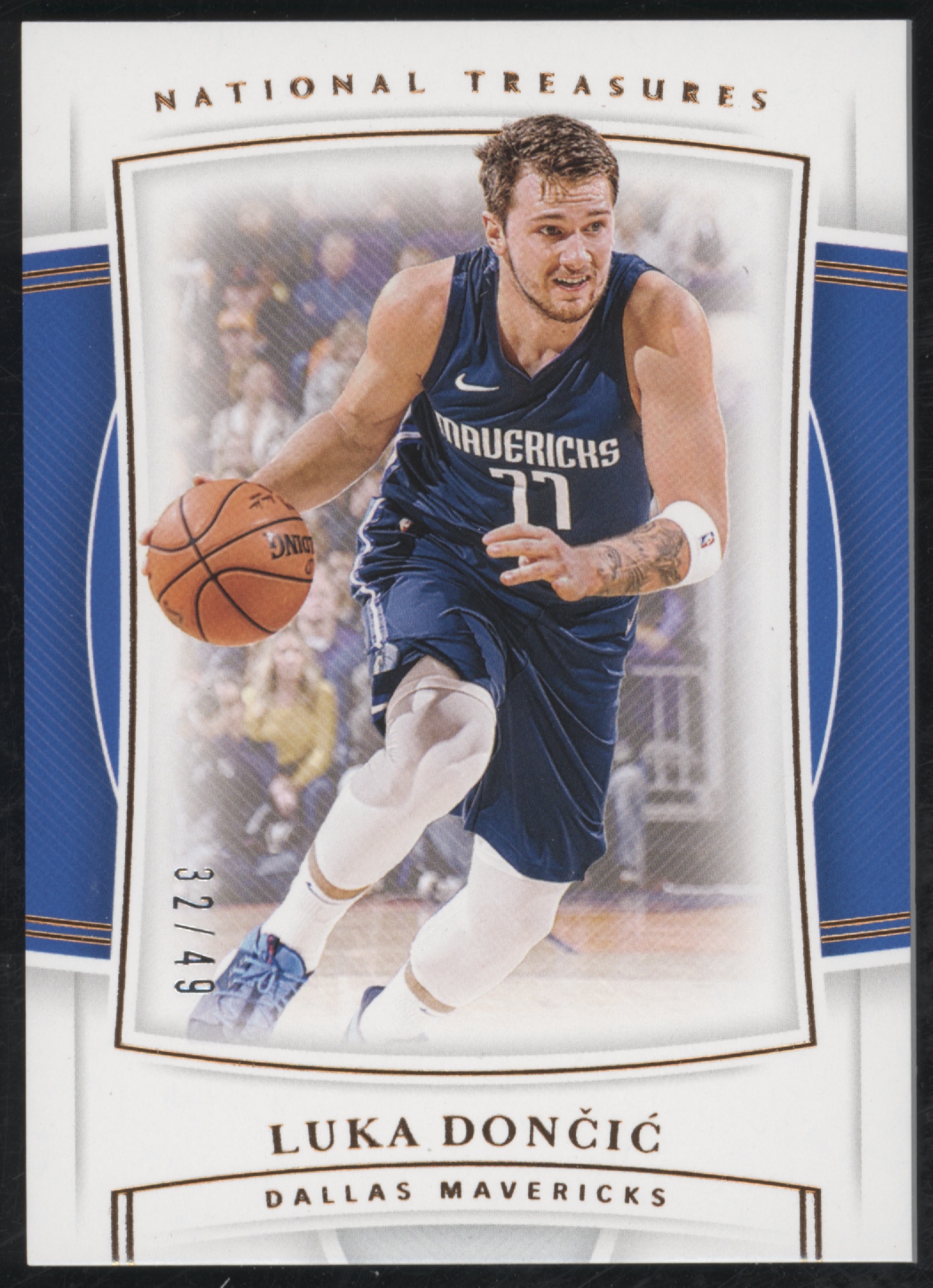 2019 Panini National Treasures Basketball Bronze Luka Doncic #23 PSA 10