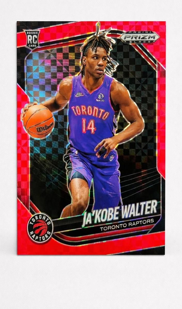 2024 Panini Prizm Black Basketball Red Power Ja'Kobe Walter #99 PSA 10
