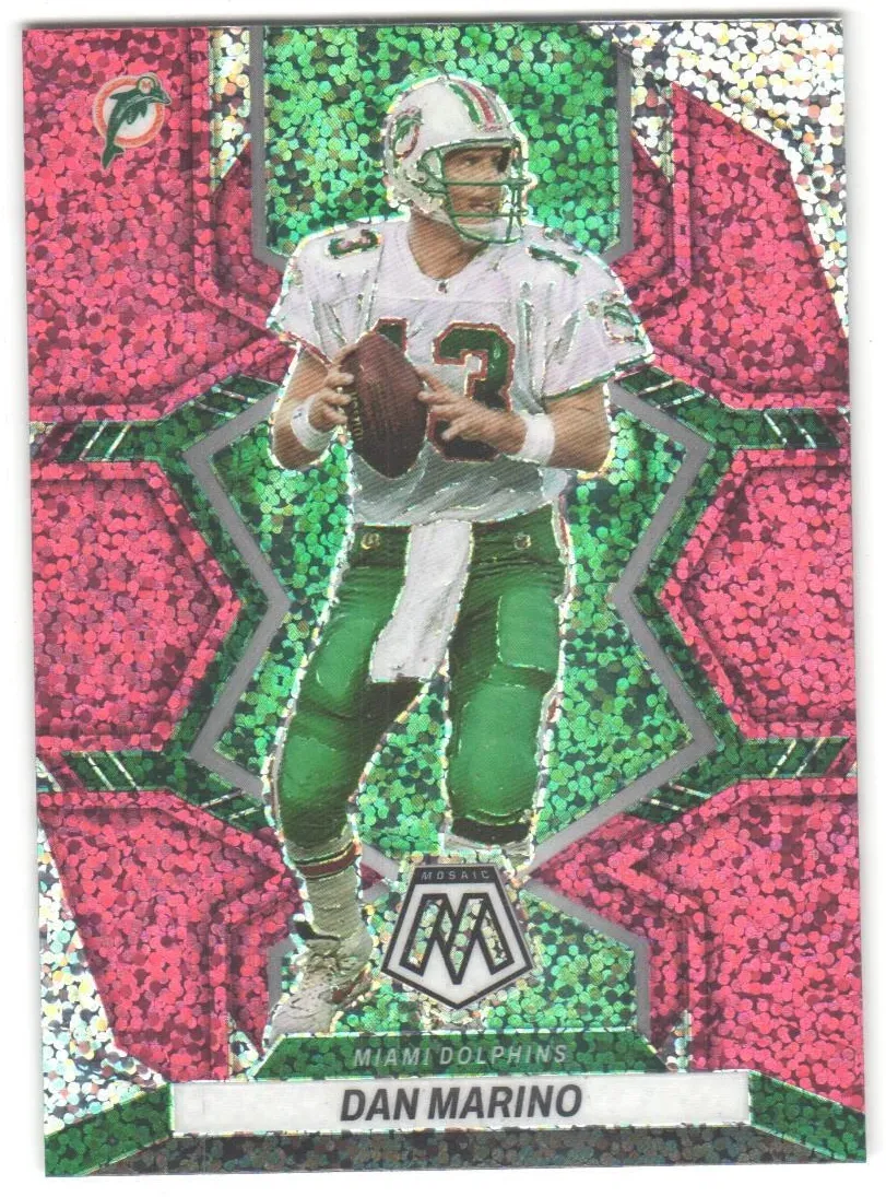 2022 Panini Mosaic Football Red Sparkle Dan Marino #126 PSA 10