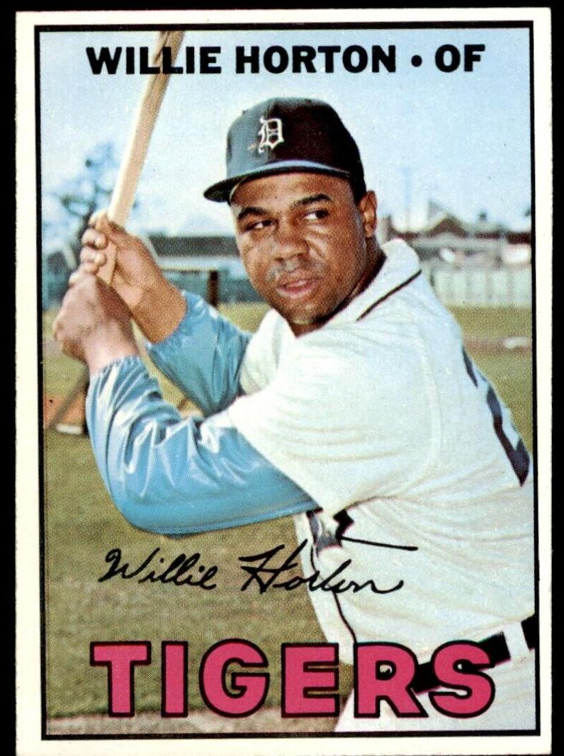 1967 Topps Baseball Willie Horton #465 PSA 7