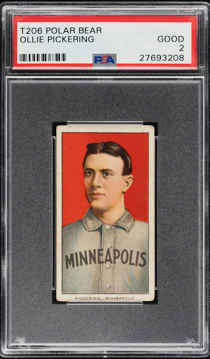 1909-11 T206 Baseball Ollie Pickering #NNO SGC 2