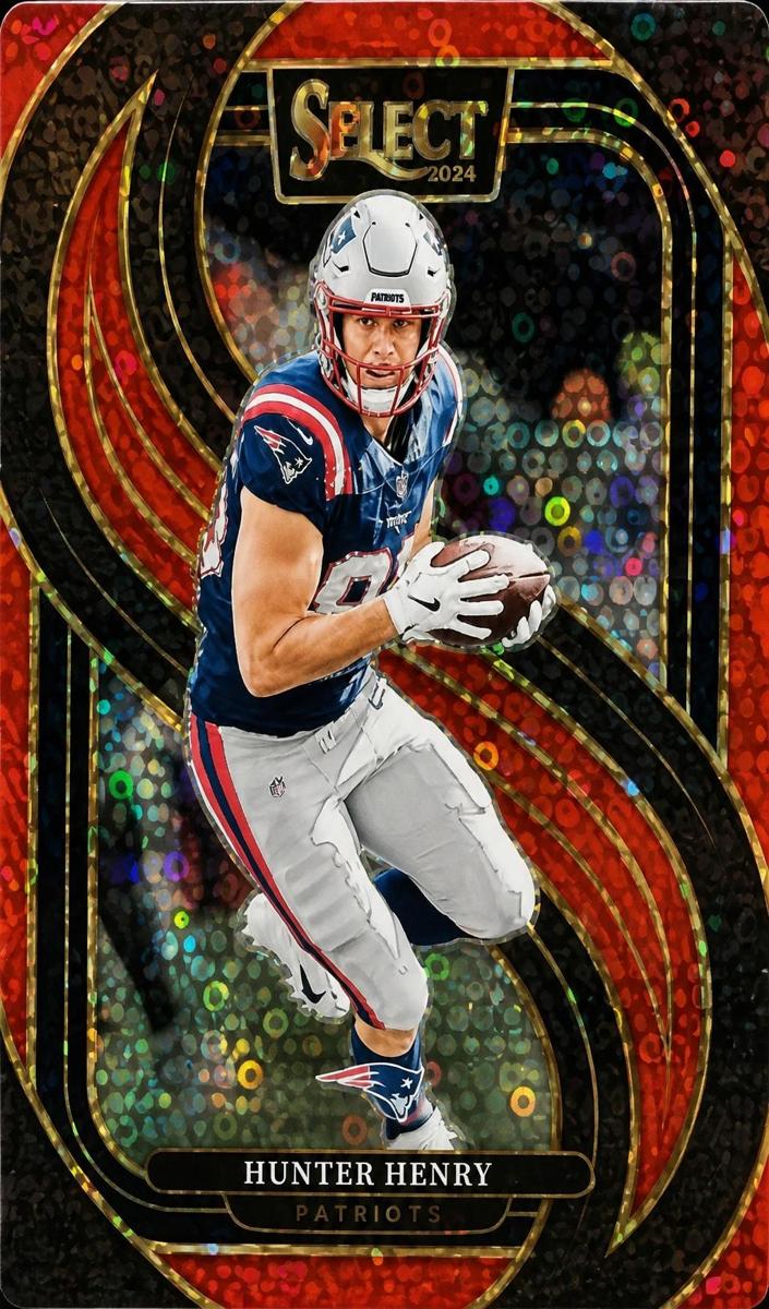 2024 Panini Select Football Red Disco Hunter Henry #160