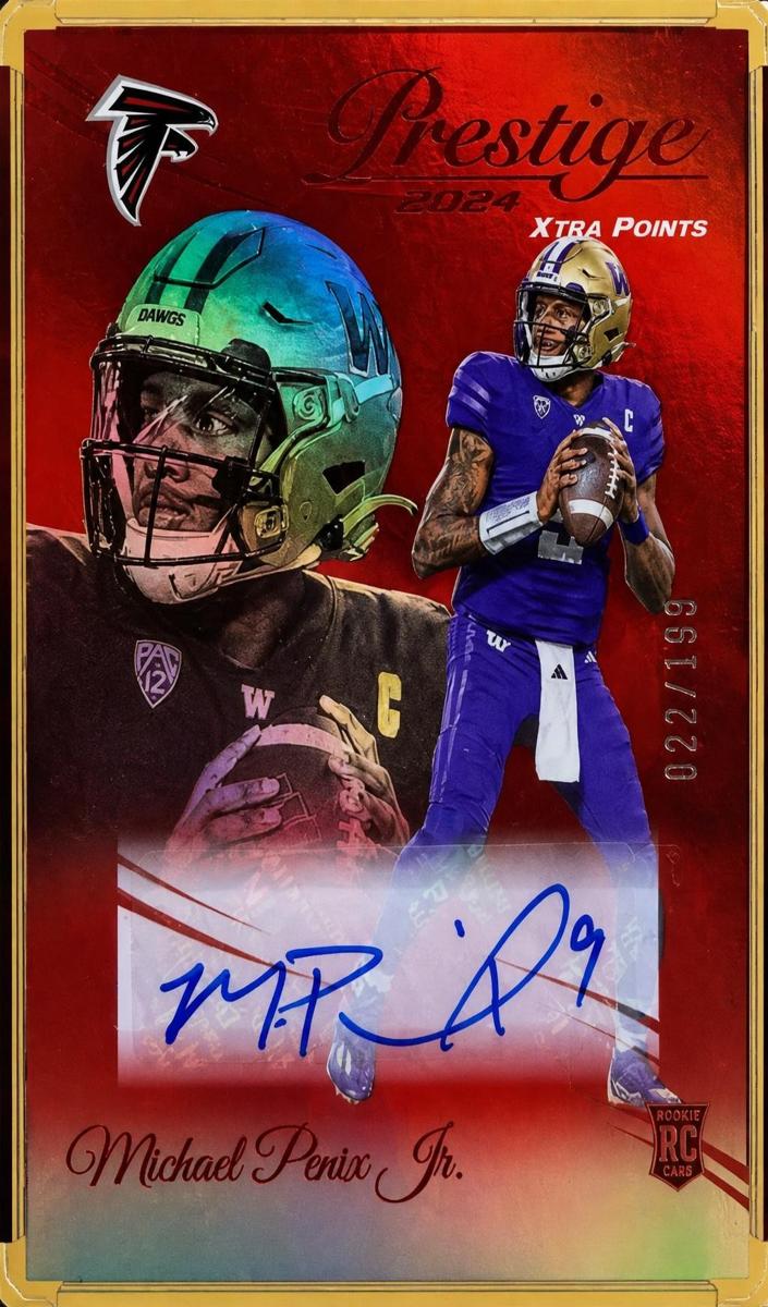2024 Panini Prestige Football Red Michael Penix Jr. #335
