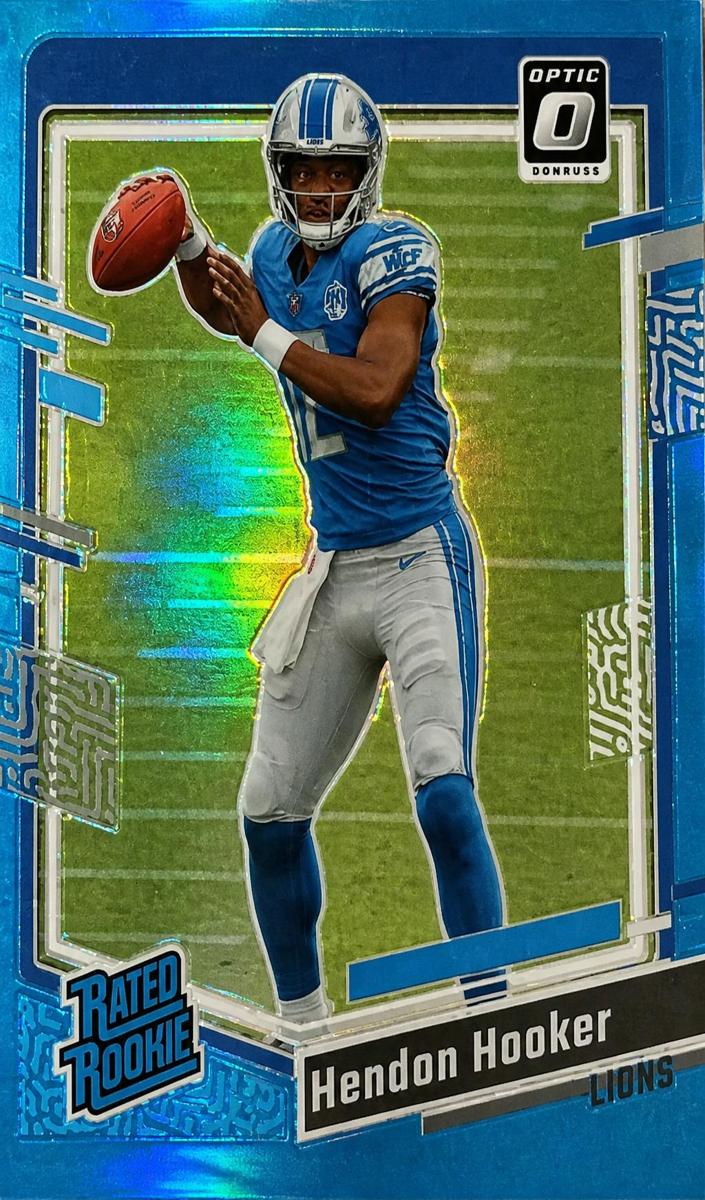 2023 Donruss Optic Football Aqua Hendon Hooker #234