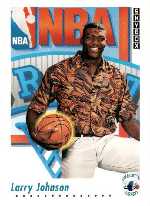 1991 Skybox Basketball Larry Johnson #513 PSA 9