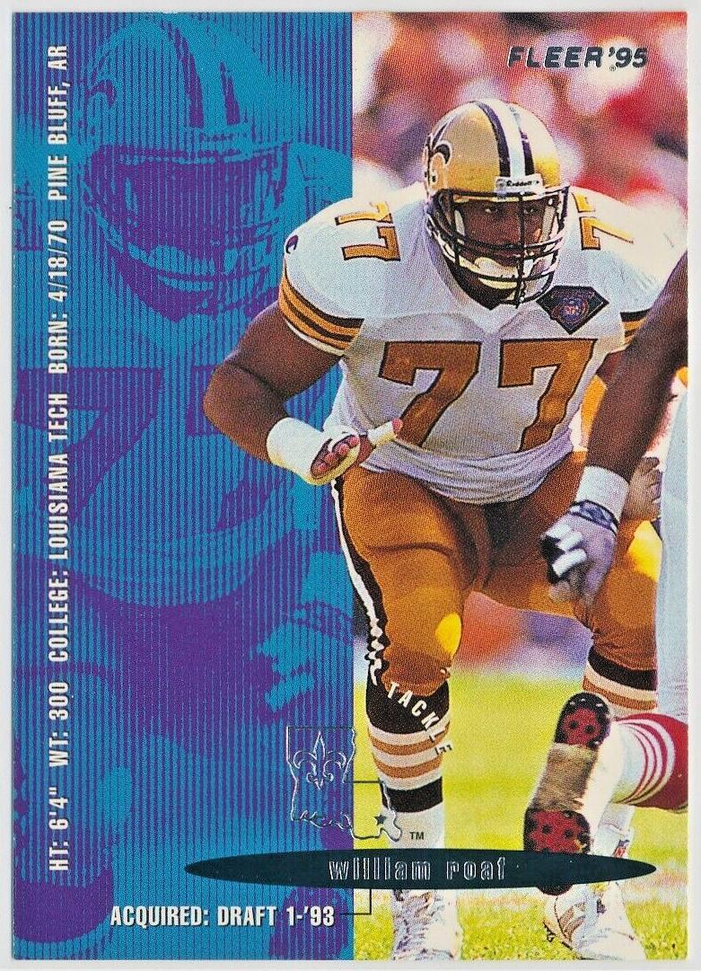 1995 Fleer Football Willie Roaf #269