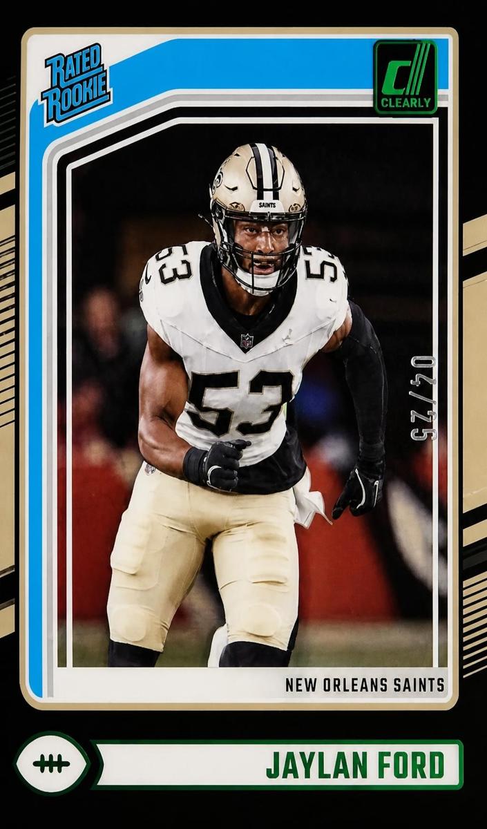 2024 Panini Clearly Donruss Football Green Jaylan Ford #92