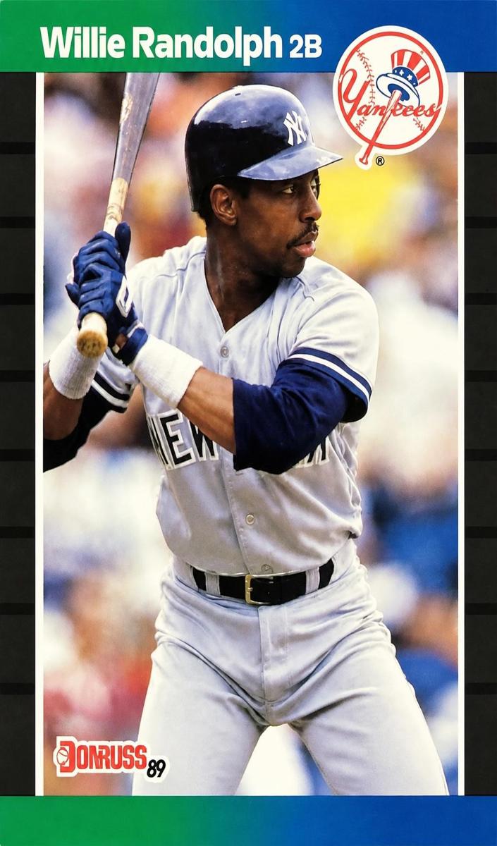 1989 Donruss Baseball Willie Randolph #395