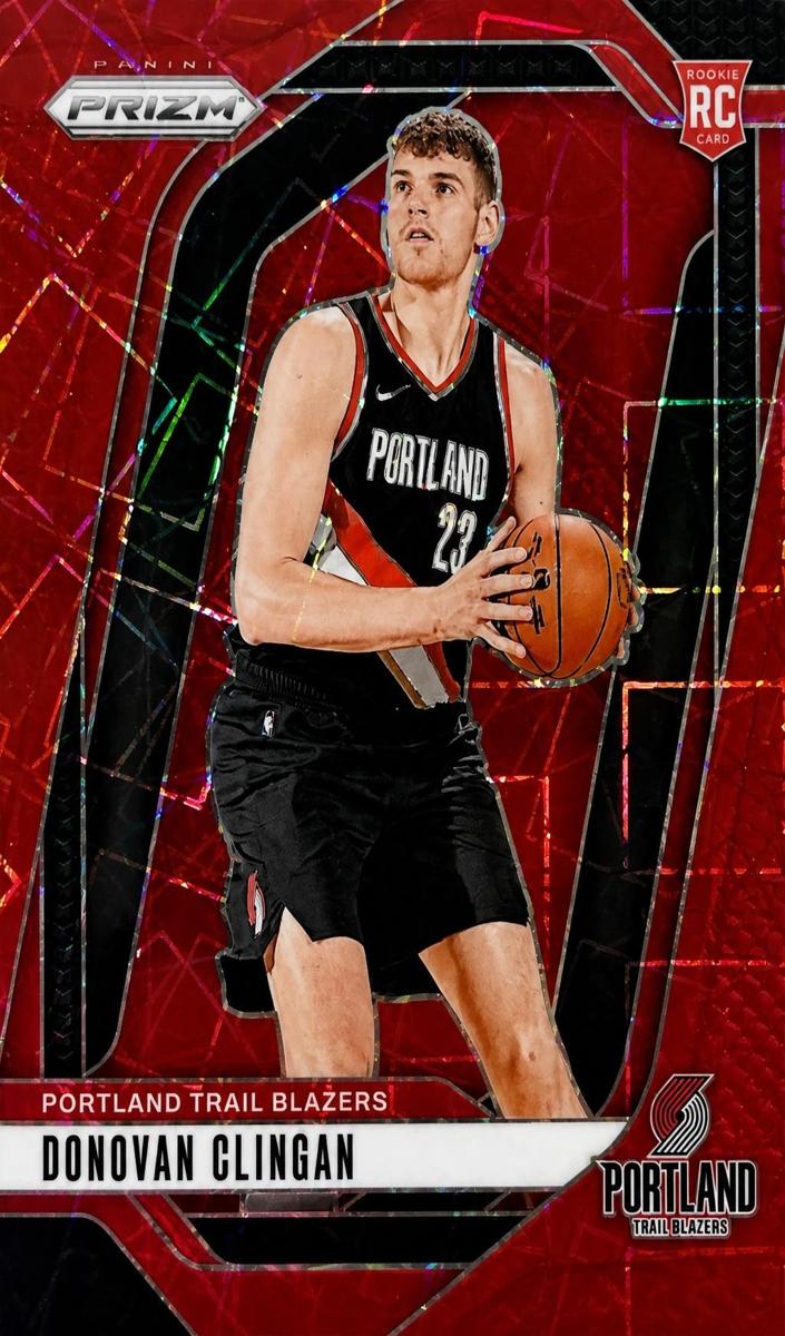 2024 Panini Prizm Basketball Red Lazer Donovan Clingan #221