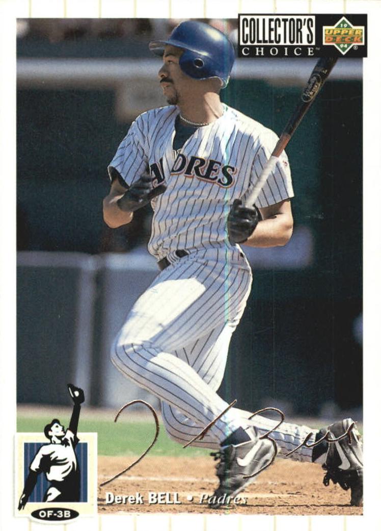 1994 Upper Deck Collector's Choice Baseball Silver Signature Derek Bell #490