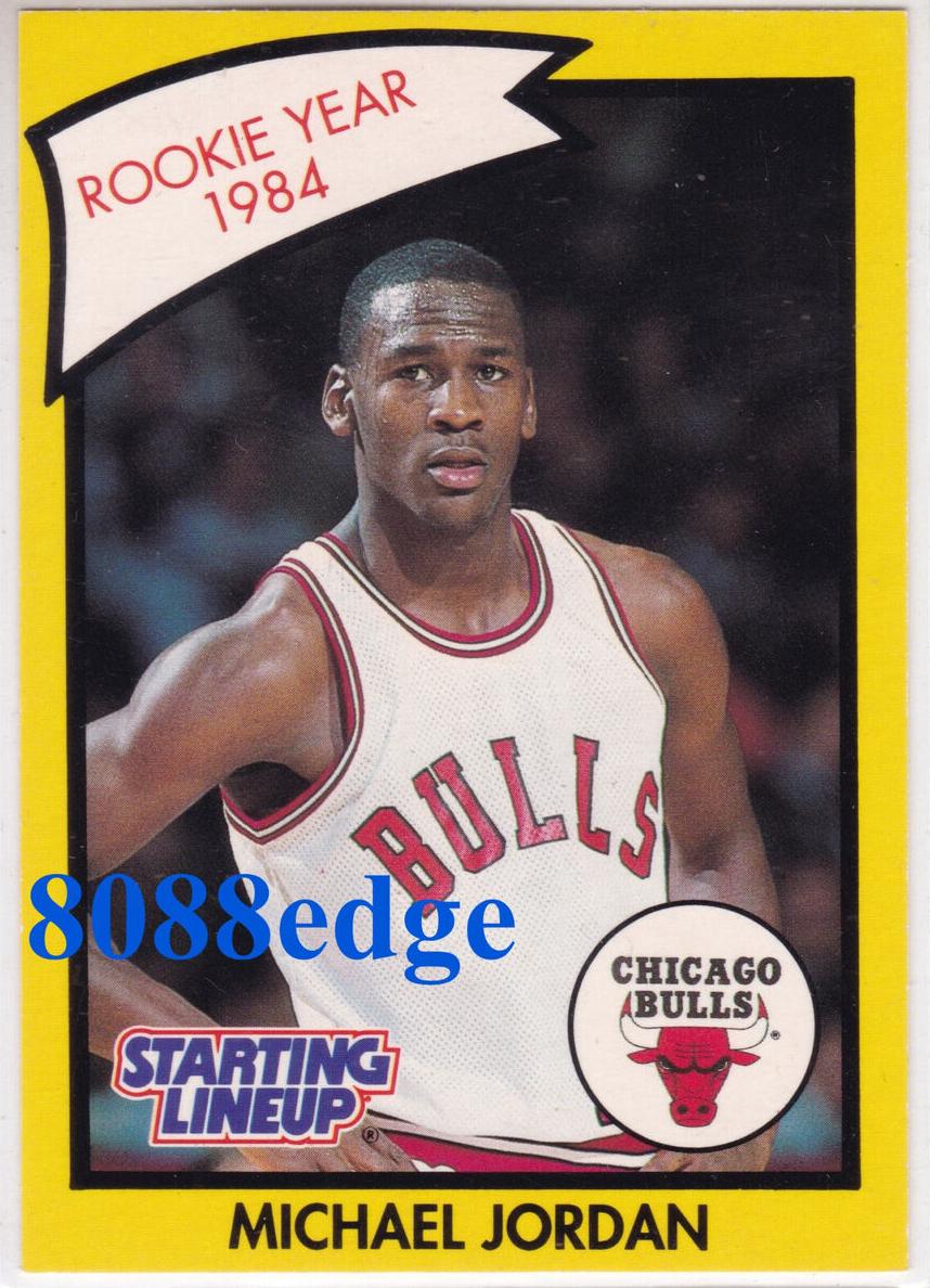 1990 Kenner Starting Lineup Basketball Yellow Michael Jordan #NNO