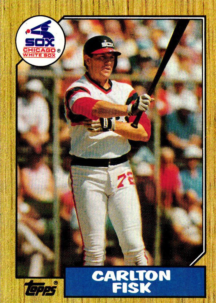 1987 Topps Baseball Carlton Fisk #756 PSA 8.5
