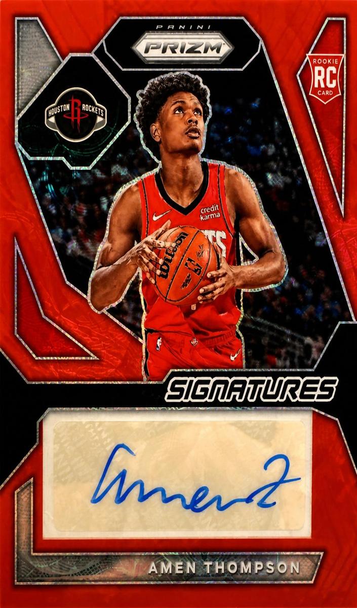2023 Panini Prizm Basketball Choice Amen Thompson #RSI-AMN PSA 9