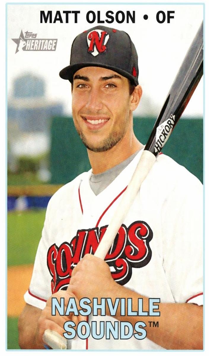 2016 Topps Heritage Minor League Baseball Matt Olson #66