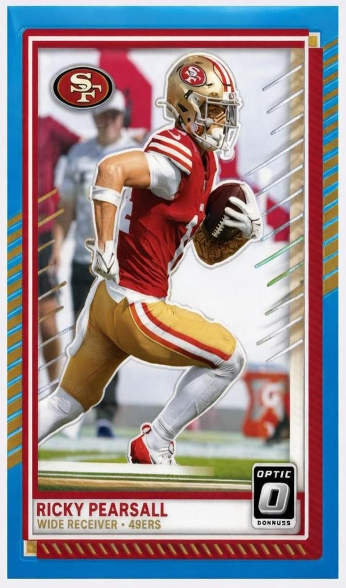 2025 Donruss Optic Football Aqua Ricky Pearsall #174