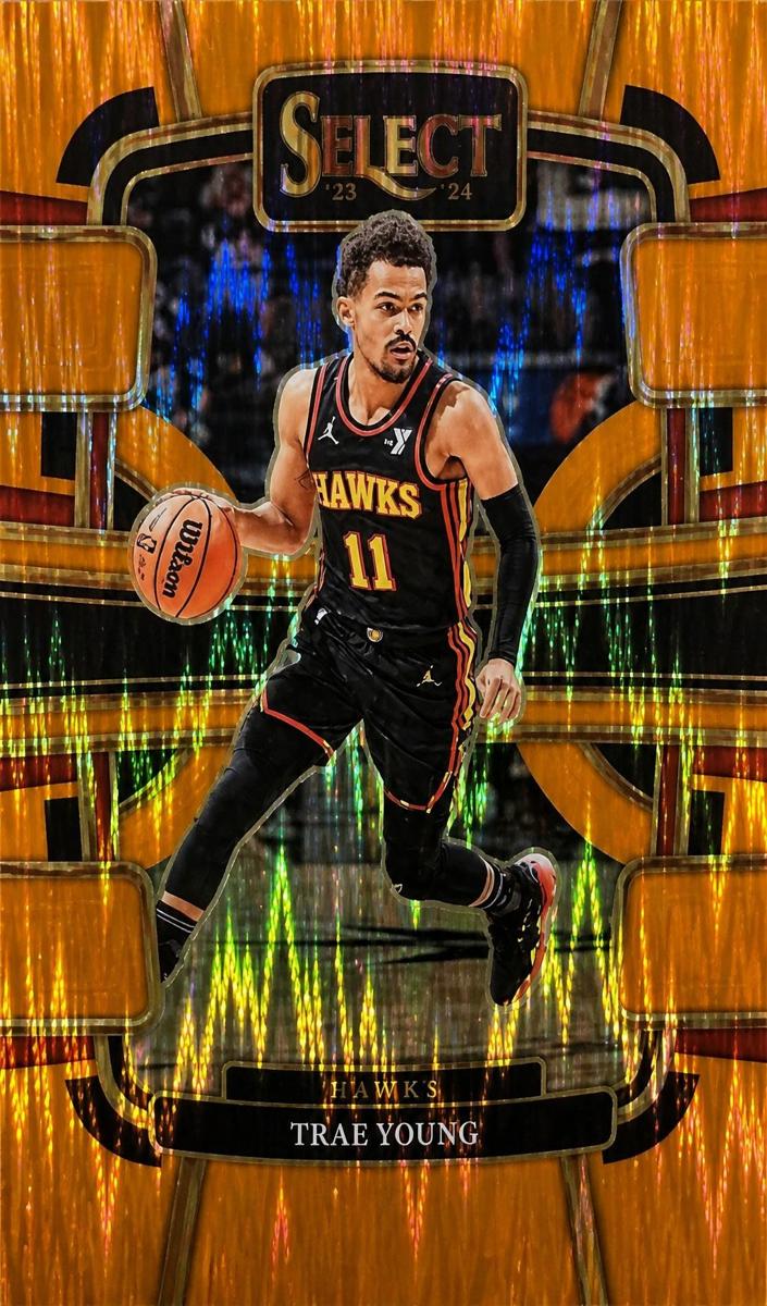 2023 Panini Select Basketball Orange Flash Trae Young #43