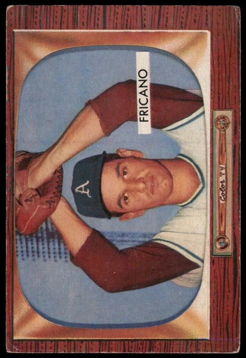 1955 Bowman Baseball Marion Fricano #316 PSA 5.5