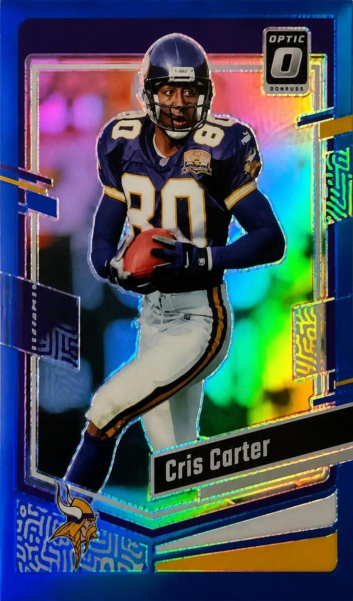 2023 Donruss Optic Football Blue Cris Carter #122