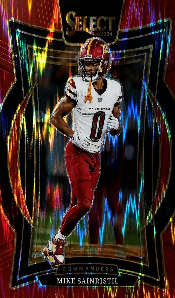 2024 Panini Select Football Red Shock Mike Sainristil #76