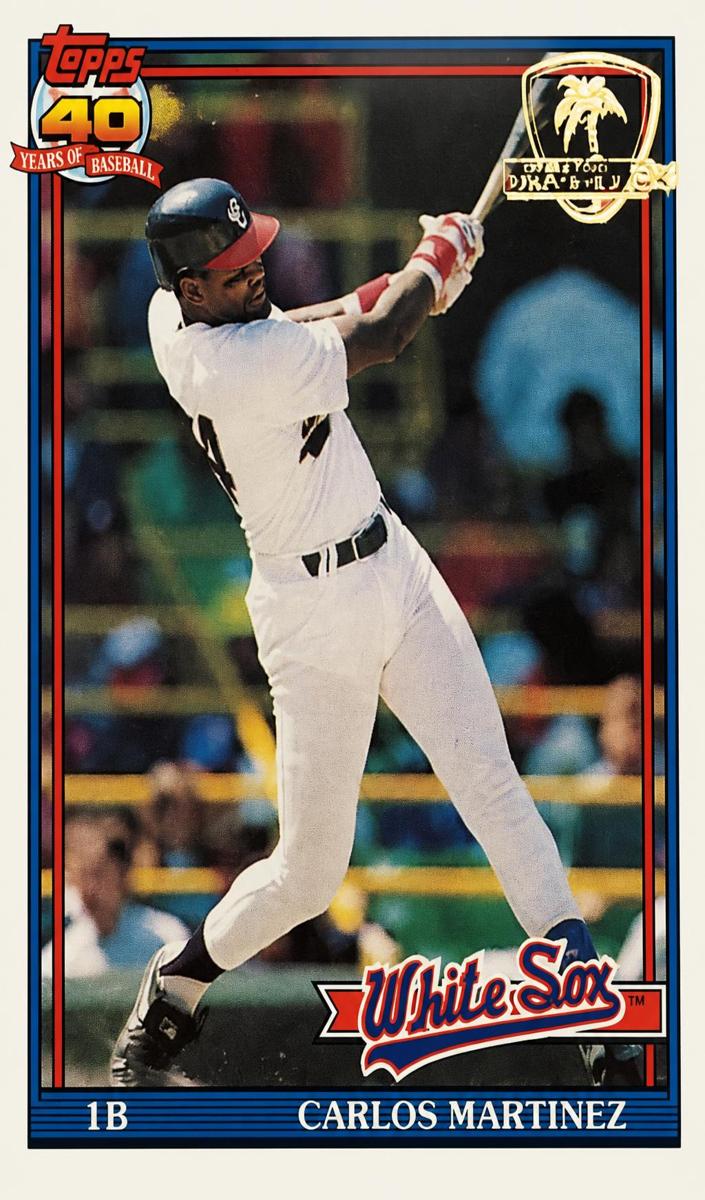 1991 Topps Baseball Carlos Martinez #156 PSA 9