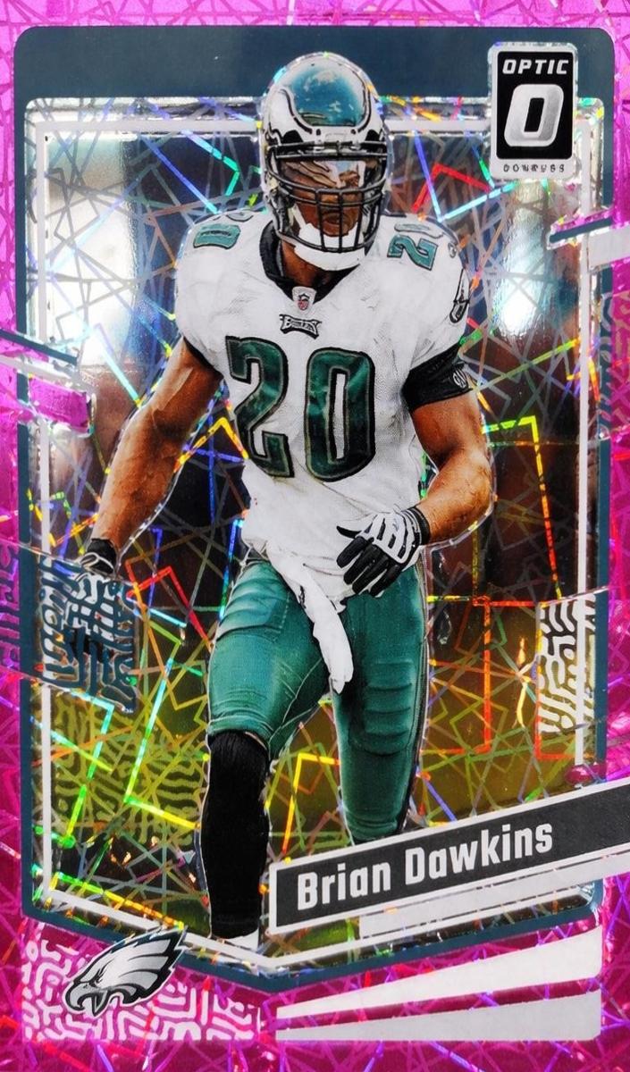 2023 Donruss Optic Football Pink Velocity Brian Dawkins #154