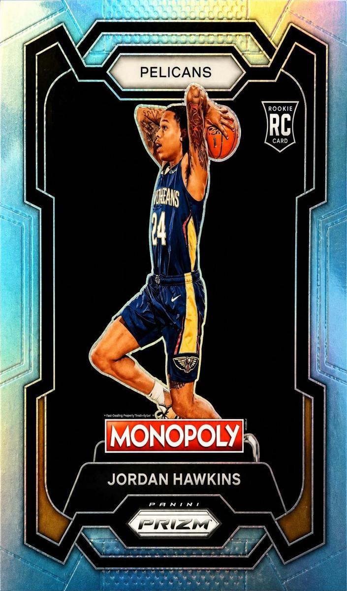 2023 Panini Prizm Monopoly Basketball Light Blue Jordan Hawkins #56 PSA 9