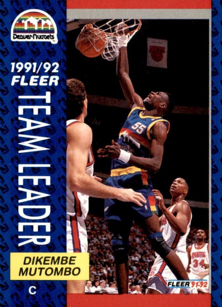 1991 Fleer Basketball Dikembe Mutombo #378 PSA 10