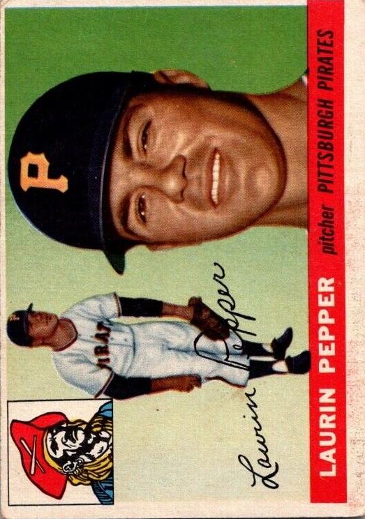 1955 Topps Baseball Laurin Pepper #147 PSA 6.5