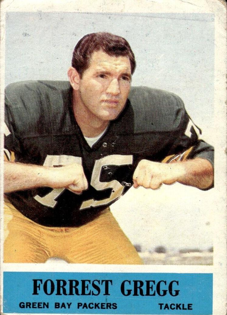 1964 Philadelphia Football Forrest Gregg #73 PSA 8