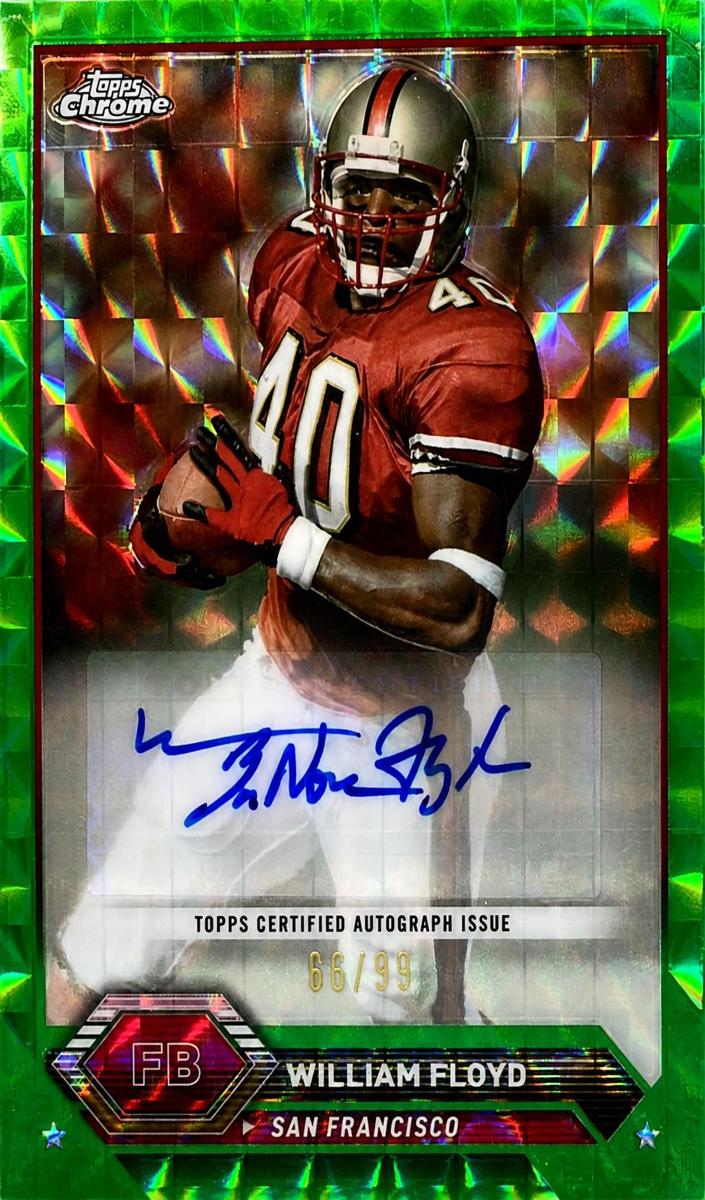 2023 Topps Composite Football Geometric Green William Floyd #TCA-WF