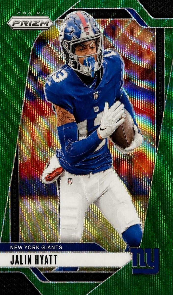 2024 Panini Prizm Football Green Wave Jalin Hyatt #215