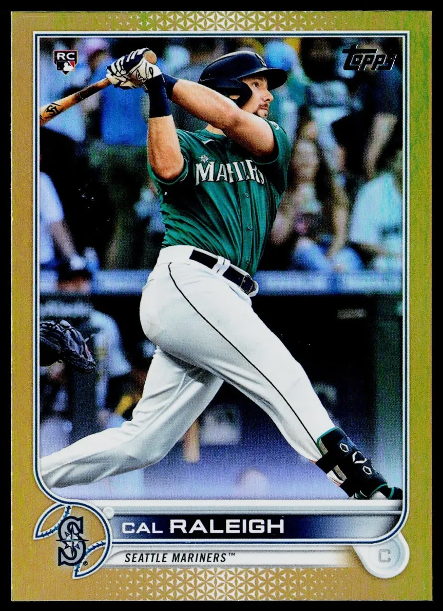2022 Topps Baseball Gold Foil Cal Raleigh #277 PSA 10