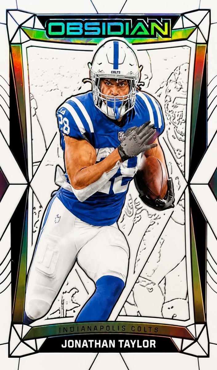 2024 Panini Obsidian Football Contra Jonathan Taylor #81