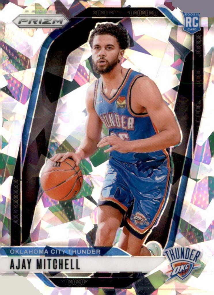 2024 Panini Prizm Basketball Ice Ajay Mitchell #226 PSA 10