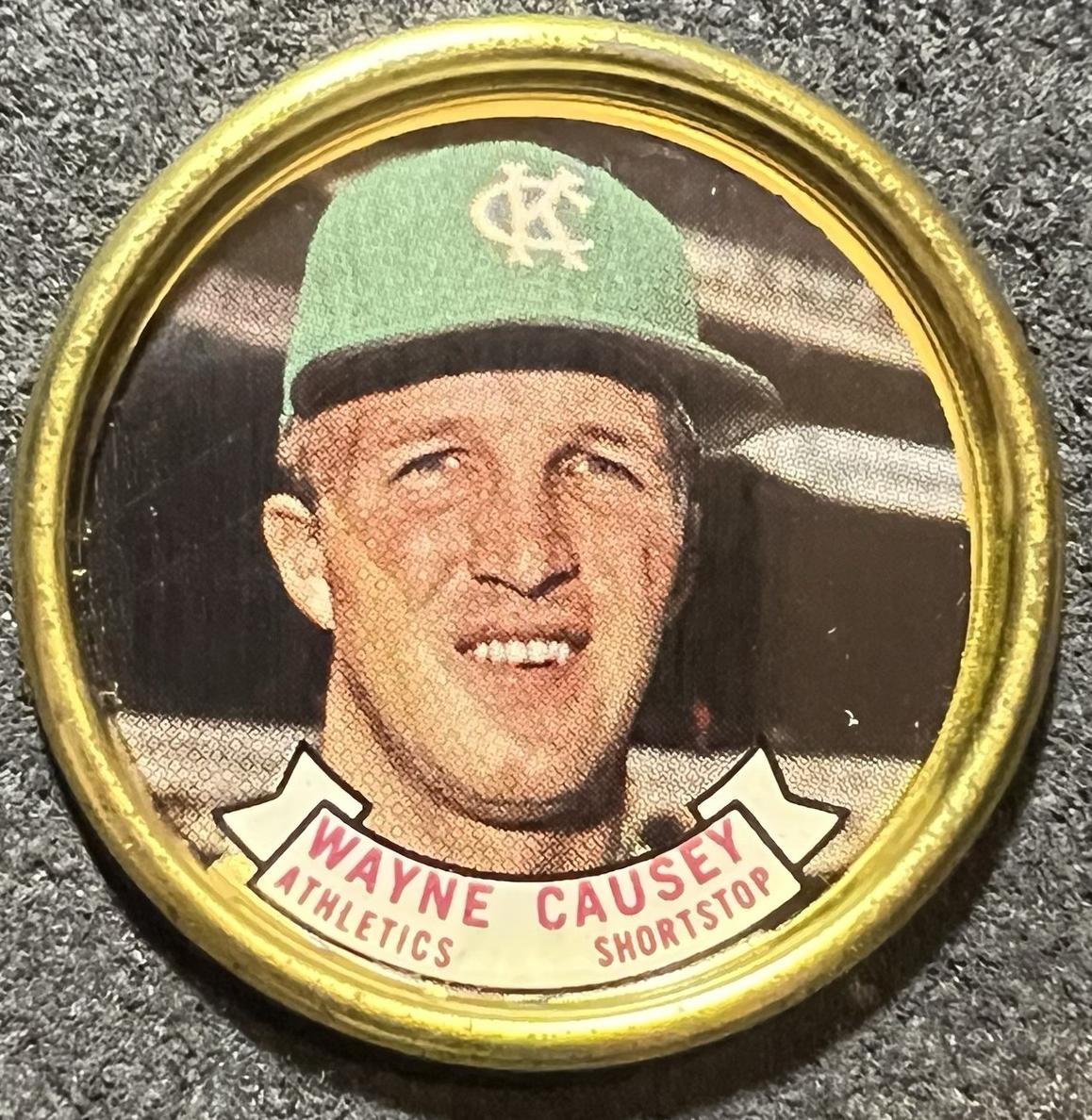 1964 Topps Coins Baseball Wayne Causey #102