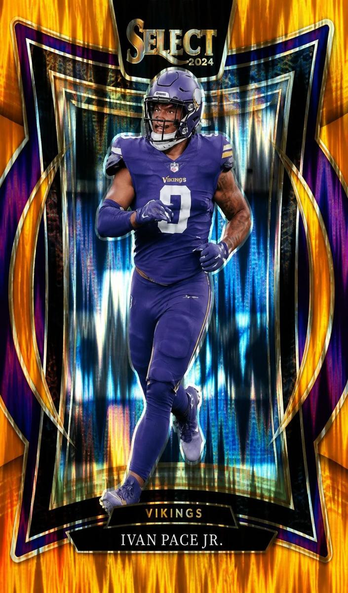 2024 Panini Select Football Orange Shock Ivan Pace Jr. #62
