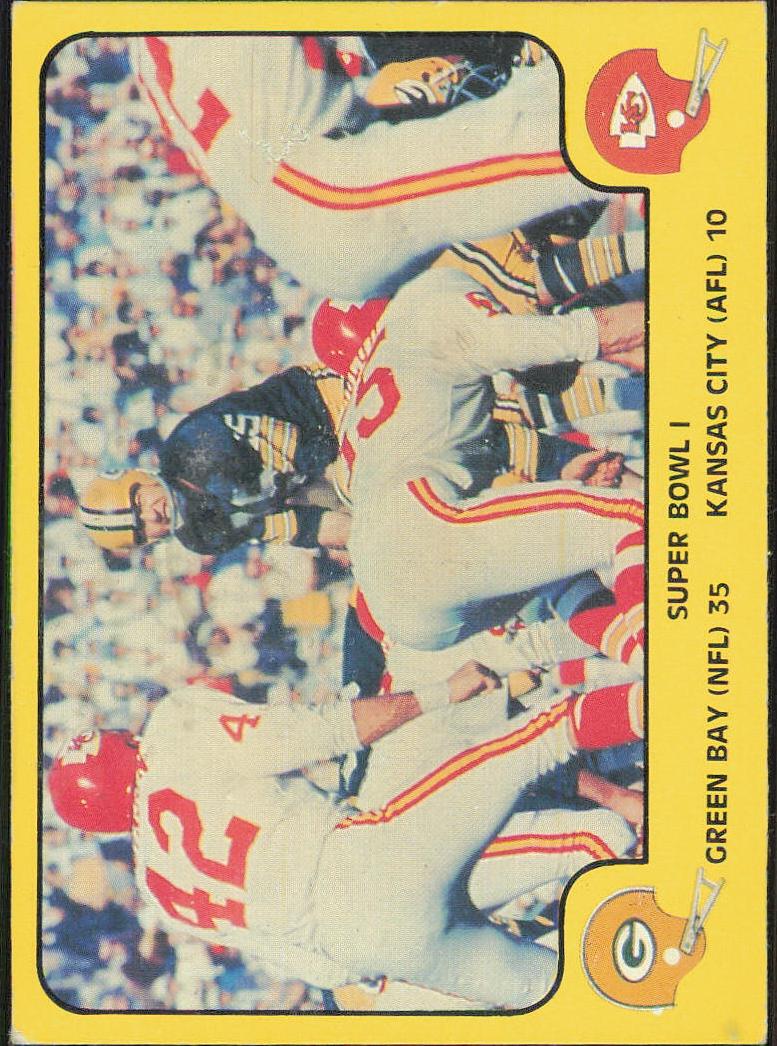1978 Fleer Team Action Football Super Bowl I #57