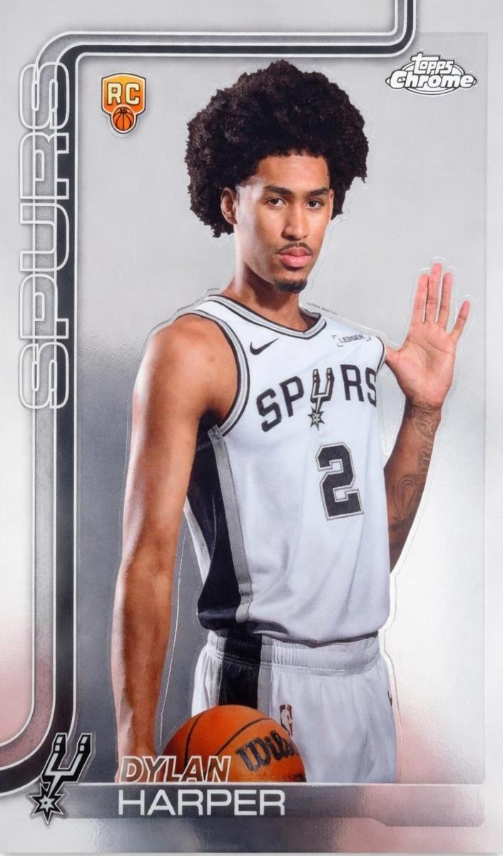 2025 Topps Chrome Basketball Dylan Harper #252 PSA 9