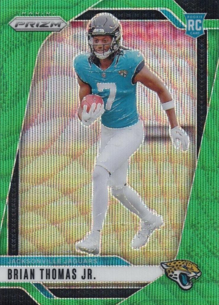 2024 Panini Prizm Football Green Wave Brian Thomas Jr. #314