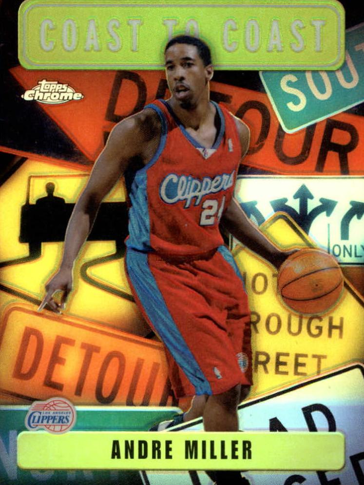 2002 Topps Chrome Basketball Refractor Andre Miller #CC15 PSA 10