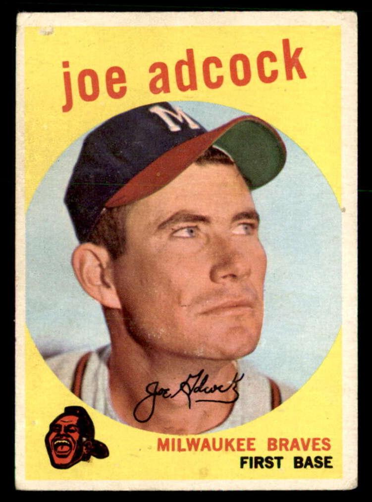 1959 Topps Baseball Joe Adcock #315