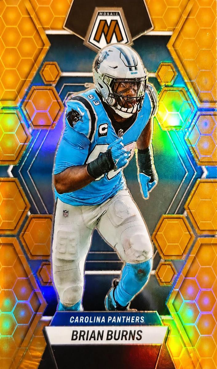 2023 Panini Mosaic Football Honeycomb Brian Burns #29 PSA 10