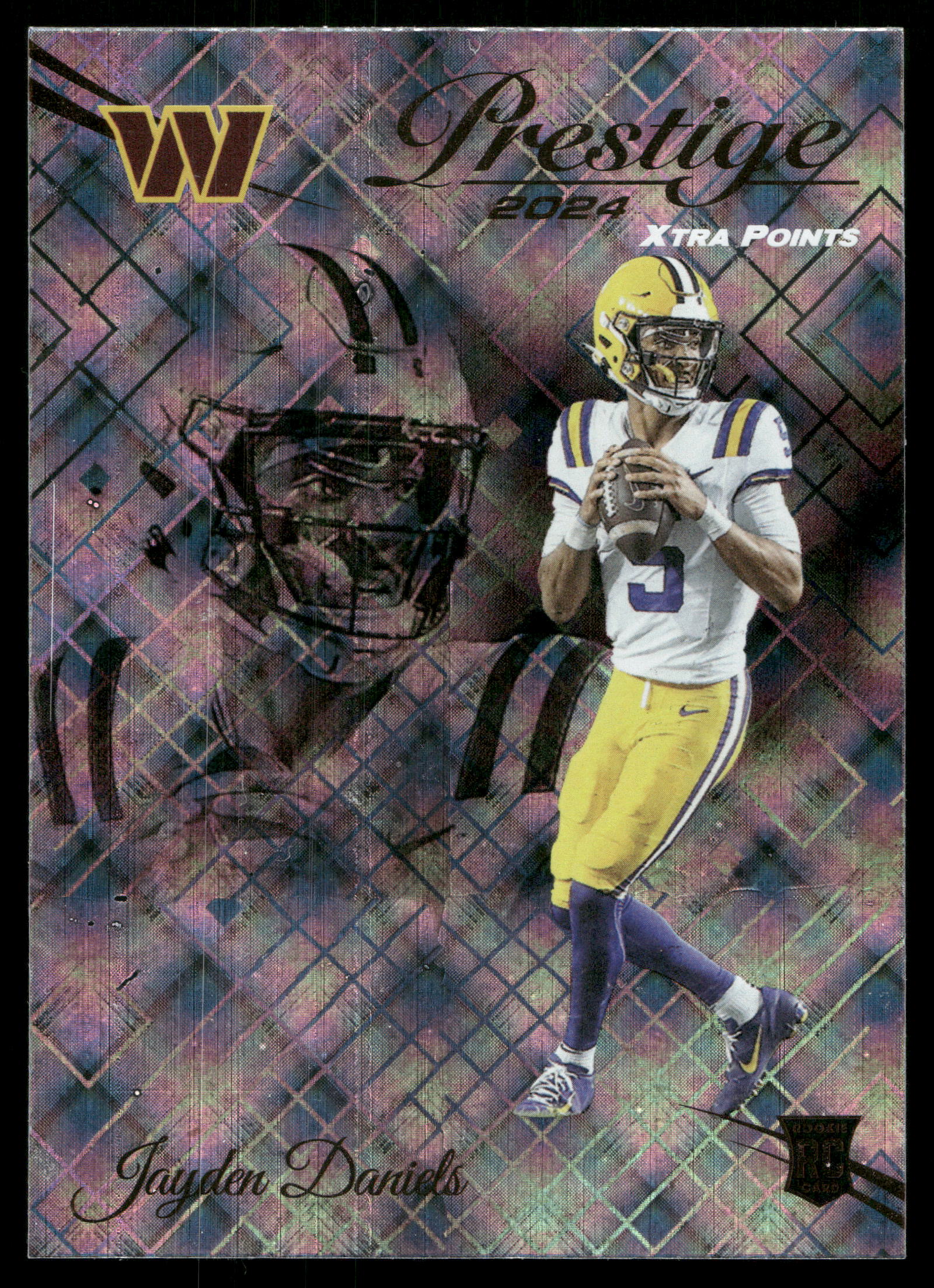 2024 Panini Prestige Football Diamond Xtra Points Jayden Daniels #302